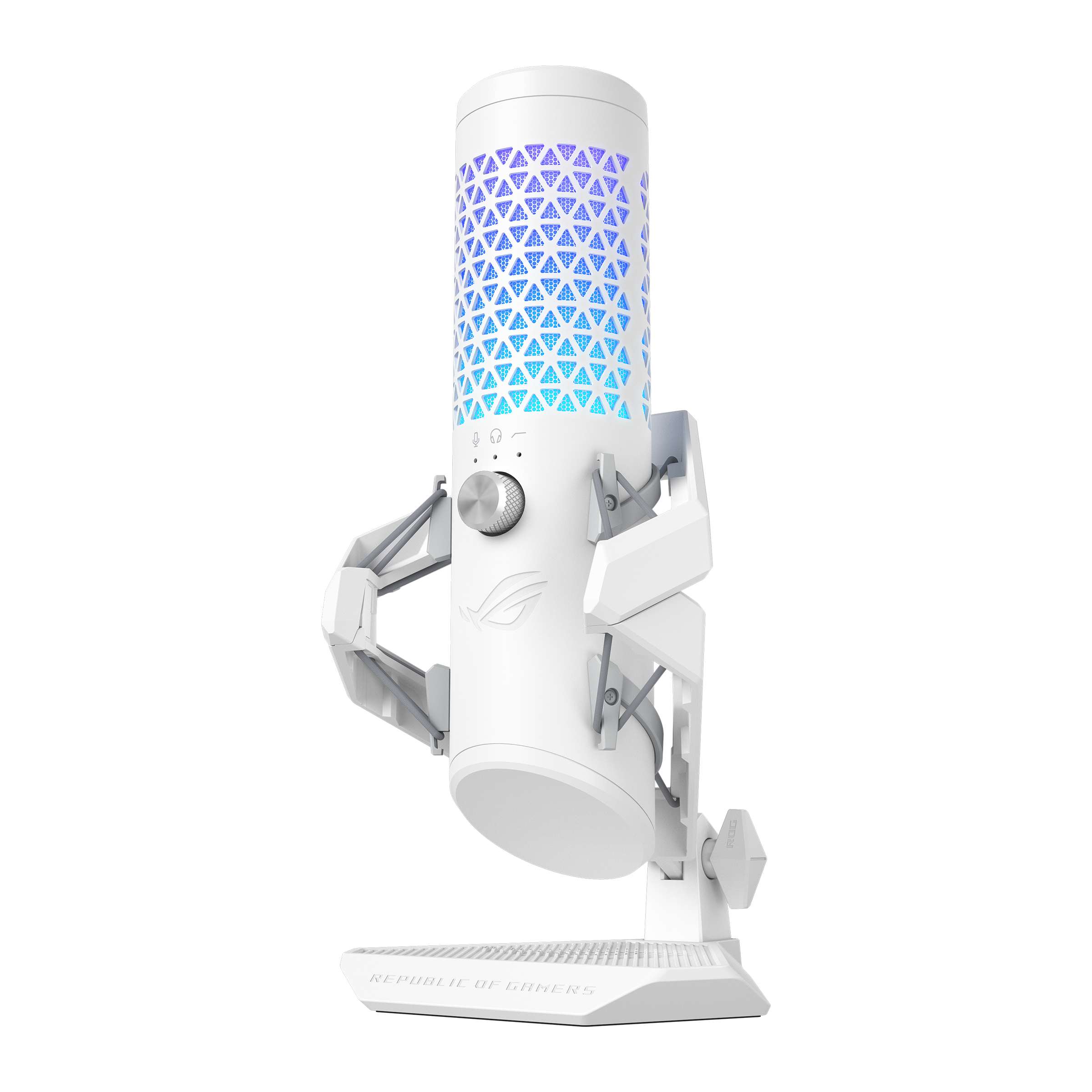 ASUS ROG Carnyx Professional Cardioid Condenser Gaming Microphone - White ASUS ROG Carnyx Professional Cardioid Condenser Gaming Microphone - White